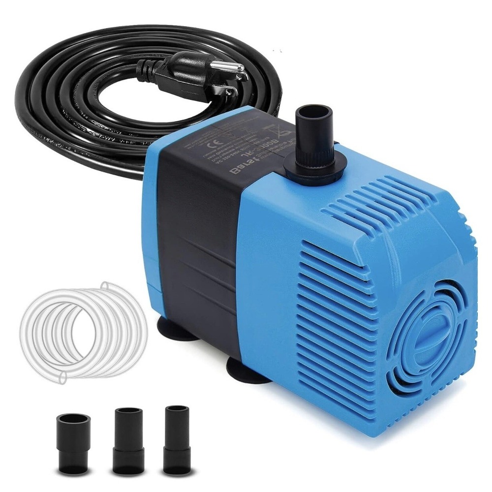 NEW Aquarium Fountain Water Pump Submersible Fountain Pond Pump Hydroponics